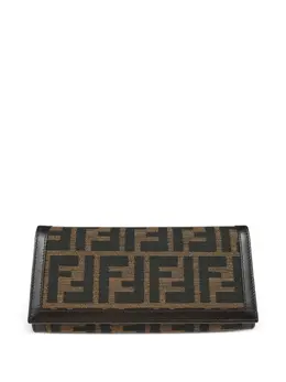 Fendi Pre-Owned: Чёрный кошелёк 