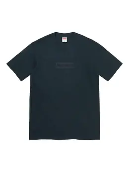 Supreme: Голубая футболка  Box Logo