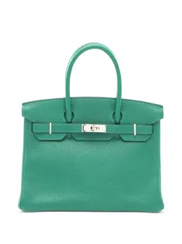 Hermès Pre-Owned: Зелёная сумка 