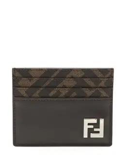 Fendi Pre-Owned: Коричневый картхолдер 