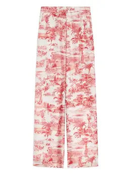 Max Mara: Брюки с принтом 