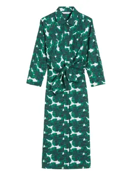 Max Mara: Зелёное платье 