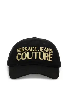 Versace Jeans Couture: Чёрная кепка 