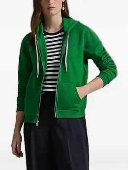 Polo Ralph Lauren: Зелёный свитшот 