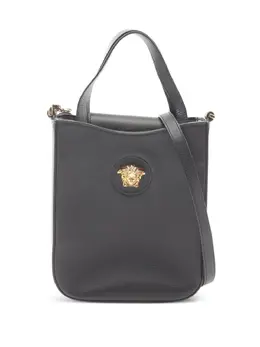 Versace Pre-Owned: Чёрная сумка 