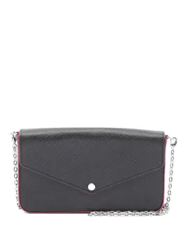 Louis Vuitton Pre-Owned: Чёрный кошелёк 