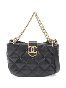 CHANEL Pre-Owned: Чёрная сумка 
