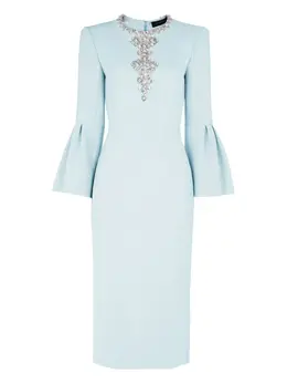 Jenny Packham: Голубое платье 