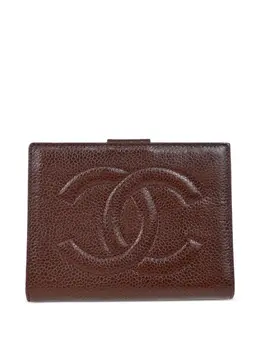 CHANEL Pre-Owned: Коричневый кошелёк 