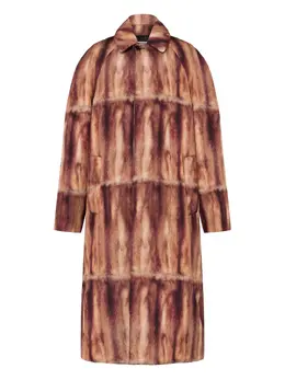 Moschino: Коричневое пальто 