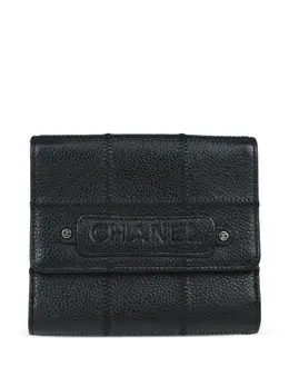 CHANEL Pre-Owned: Чёрный кошелёк 