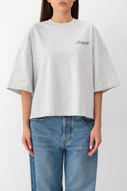 Jacquemus: Меланжевая футболка 