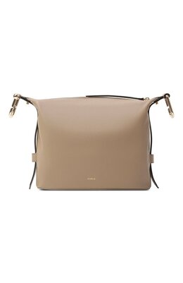Furla: Бежевая сумка 