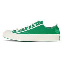 CONVERSE: Зелёные кроссовки  Chuck 70