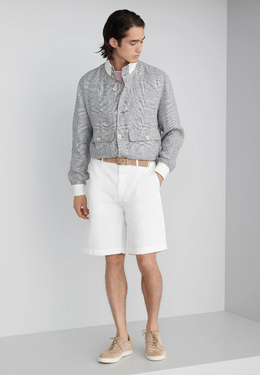 BRUNELLO CUCINELLI: Белые шорты 