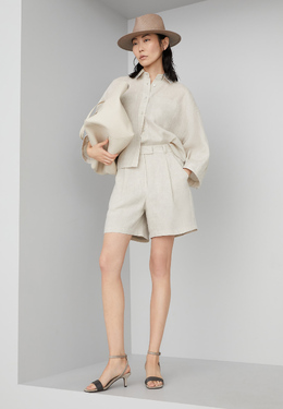 BRUNELLO CUCINELLI: Бежевые шорты 