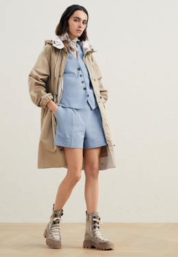 BRUNELLO CUCINELLI: Голубые шорты 
