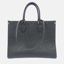 Louis Vuitton: Чёрная сумка-шоппер 