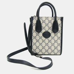 Gucci: Бежевая сумка  Interlocking G