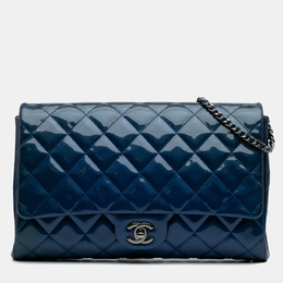 Chanel: Голубой клатч 