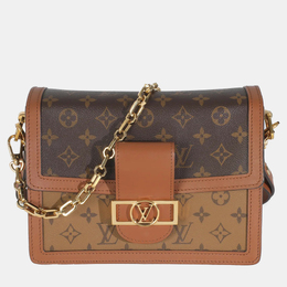 Louis Vuitton: Коричневая сумка 