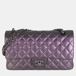 Chanel: Фиолетовая сумка 