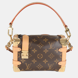 Louis Vuitton: Коричневая сумка 