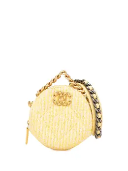 CHANEL Pre-Owned: Жёлтый клатч 