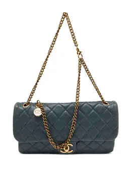 CHANEL Pre-Owned: Голубая сумка 