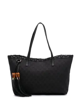 Gucci Pre-Owned: Чёрная сумка-шоппер 