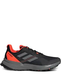 adidas: Чёрные кроссовки  Terrex