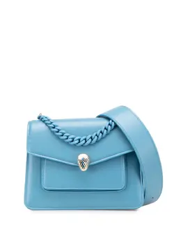 Bvlgari Pre-Owned: Голубая сумка 