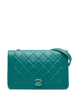 CHANEL Pre-Owned: Голубая сумка 