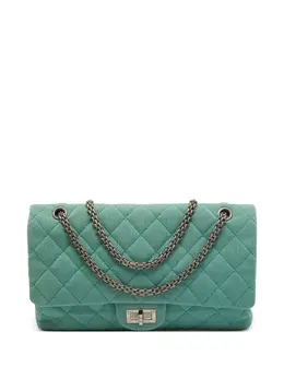 CHANEL Pre-Owned: Зелёная сумка 
