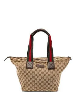 Gucci Pre-Owned: Бежевая сумка-шоппер 