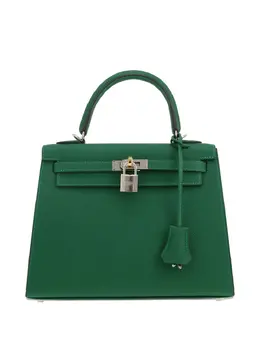 Hermès Pre-Owned: Зелёная сумка 