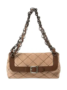 Moschino Pre-Owned: Бежевая сумка 