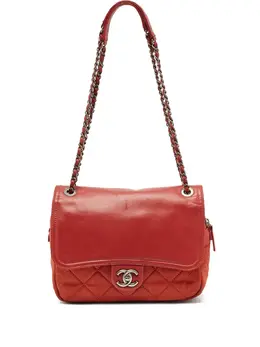 CHANEL Pre-Owned: Оранжевая сумка 