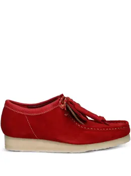 Clarks Originals: Красные мокасины 