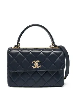 CHANEL Pre-Owned: Синяя сумка 