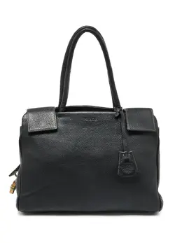 Prada Pre-Owned: Чёрная сумка-шоппер 