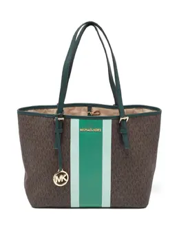 Michael Kors: Коричневая сумка-шоппер  Jet Set