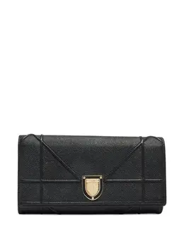 Christian Dior Pre-Owned: Чёрный кошелёк 
