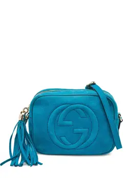 Gucci Pre-Owned: Голубая сумка 