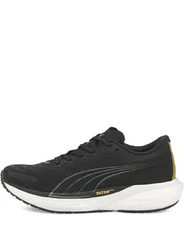 PUMA: Чёрные кроссовки  Deviate Nitro