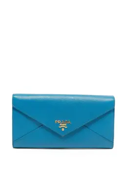 Prada Pre-Owned: Голубой кошелёк 