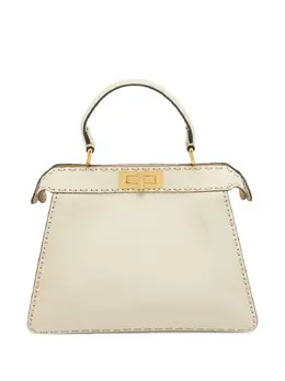Fendi Pre-Owned: Светлая сумка-шоппер 