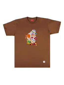 Supreme: Коричневая футболка 