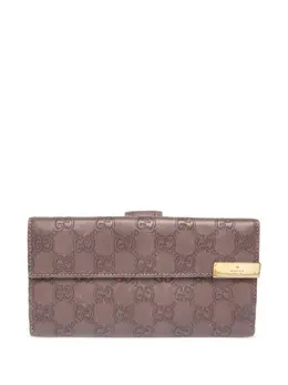 Gucci Pre-Owned: Коричневый кошелёк 