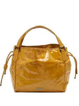 Burberry Pre-Owned: Жёлтая сумка-шоппер 